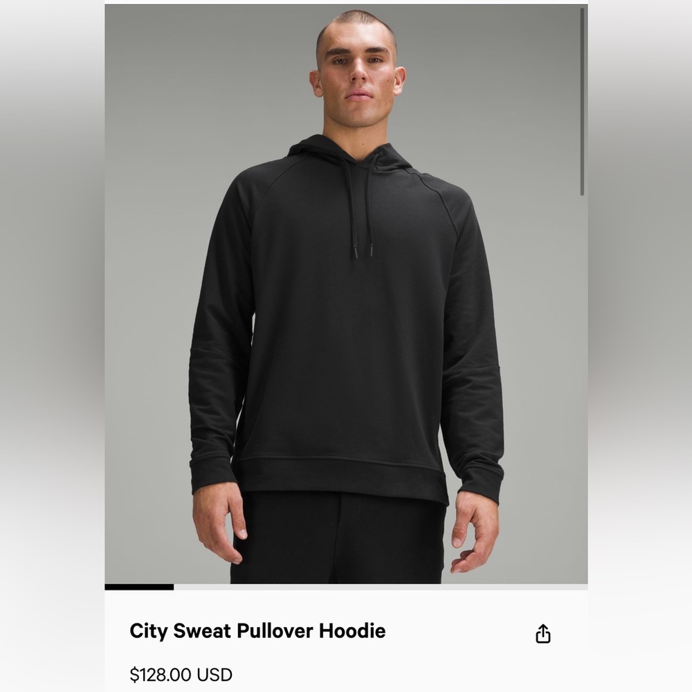 City Sweat Pullover Hoodie Size Large/color sun shower